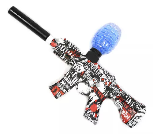 Arminha De Brinquedo Bolinha De Gel Metralhadora Automática (1000 bolinhas)